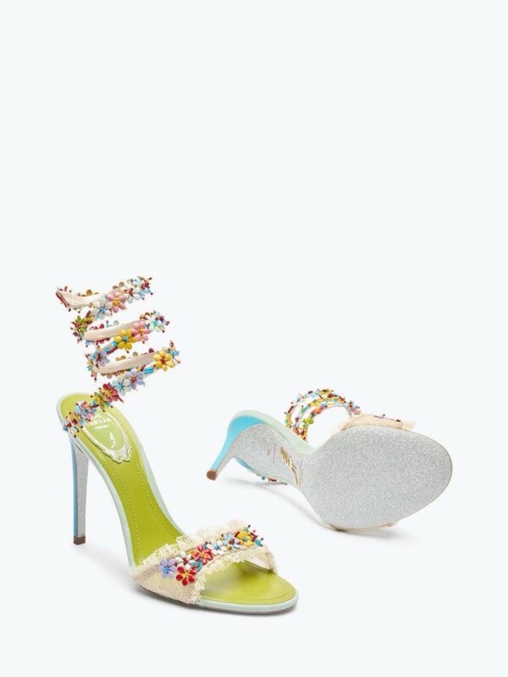 René Caovilla Bloom Sandal 105